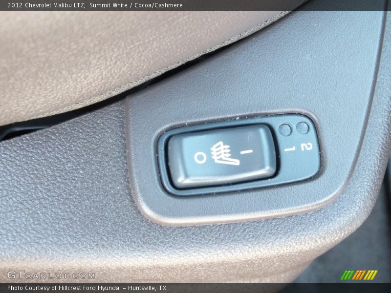 Summit White / Cocoa/Cashmere 2012 Chevrolet Malibu LTZ