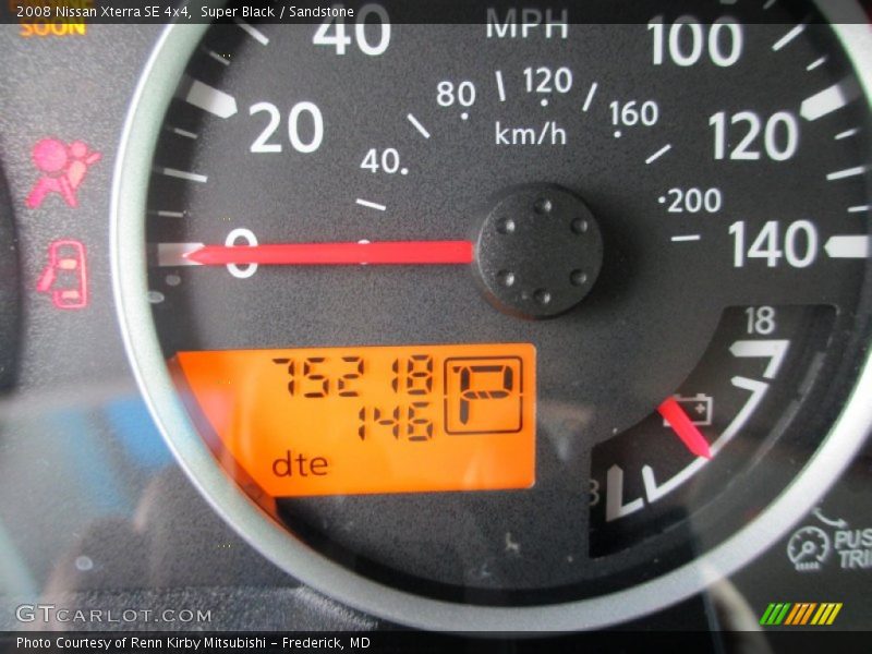 Super Black / Sandstone 2008 Nissan Xterra SE 4x4