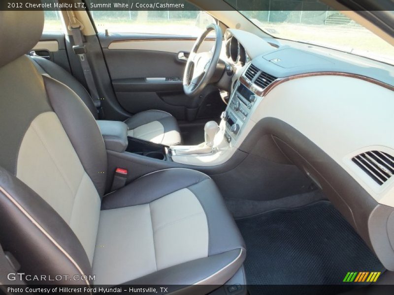 Summit White / Cocoa/Cashmere 2012 Chevrolet Malibu LTZ