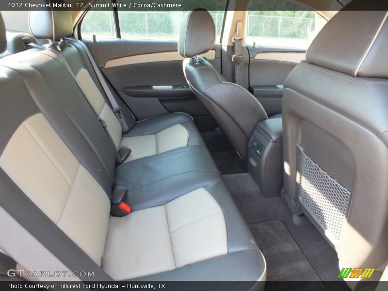 Summit White / Cocoa/Cashmere 2012 Chevrolet Malibu LTZ