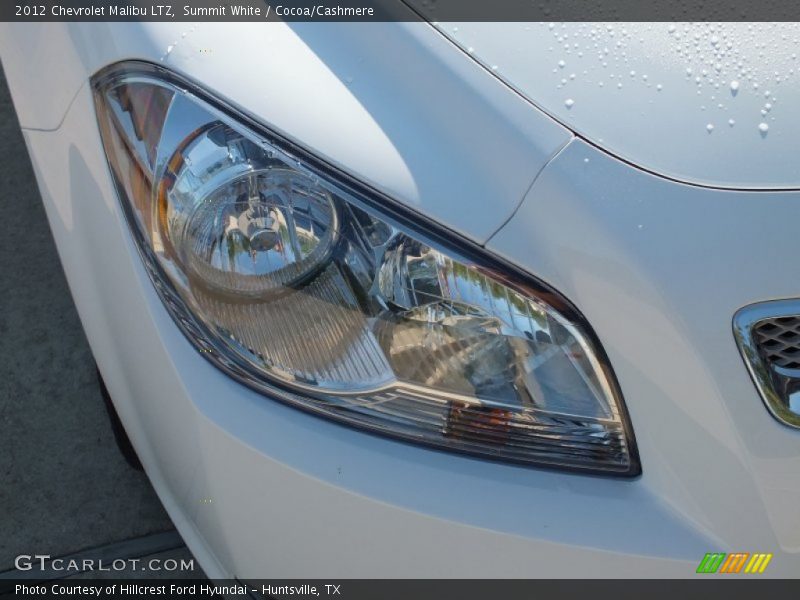 Summit White / Cocoa/Cashmere 2012 Chevrolet Malibu LTZ