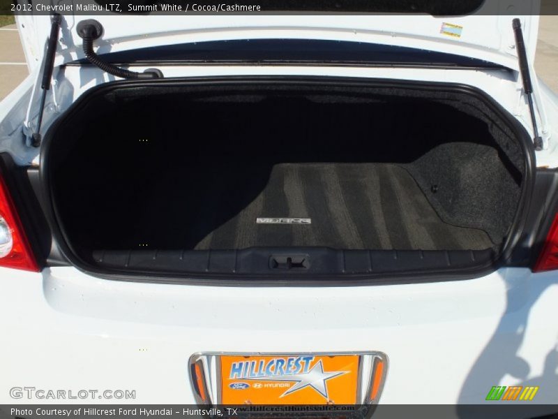 Summit White / Cocoa/Cashmere 2012 Chevrolet Malibu LTZ
