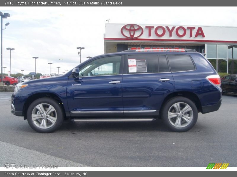  2013 Highlander Limited Nautical Blue Metallic
