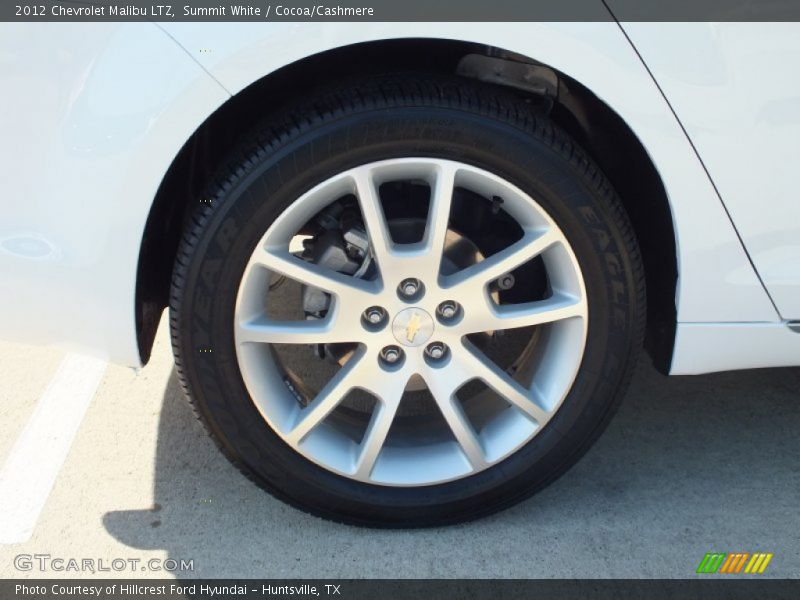 Summit White / Cocoa/Cashmere 2012 Chevrolet Malibu LTZ