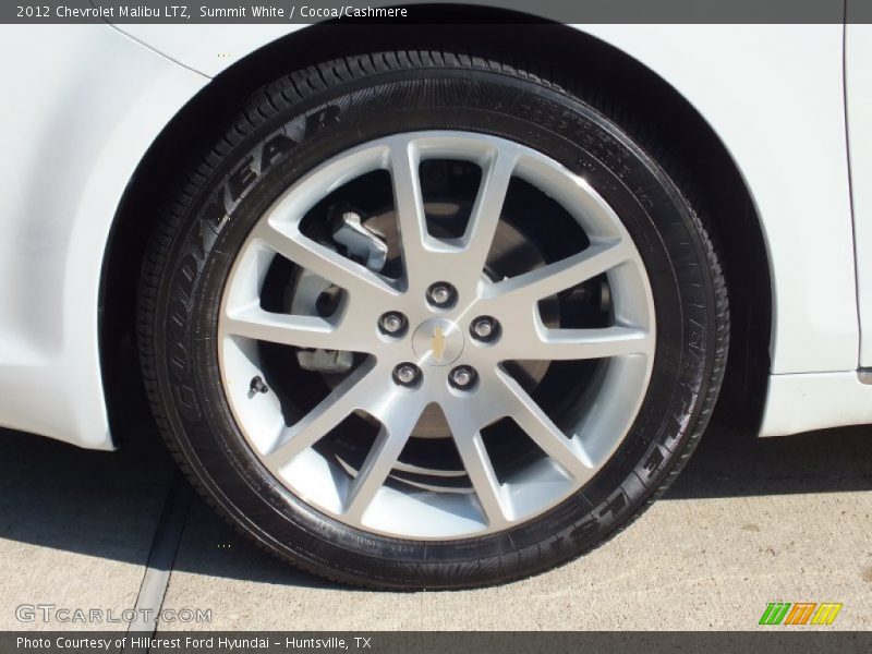 Summit White / Cocoa/Cashmere 2012 Chevrolet Malibu LTZ