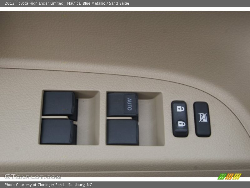 Controls of 2013 Highlander Limited