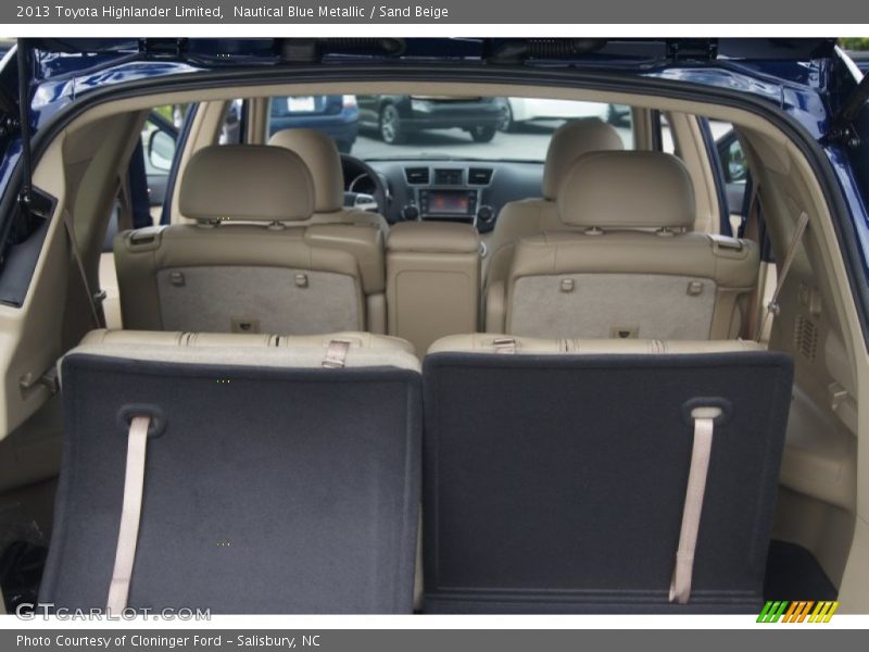 Nautical Blue Metallic / Sand Beige 2013 Toyota Highlander Limited
