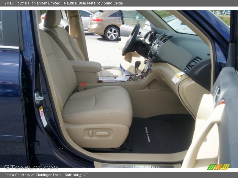  2013 Highlander Limited Sand Beige Interior