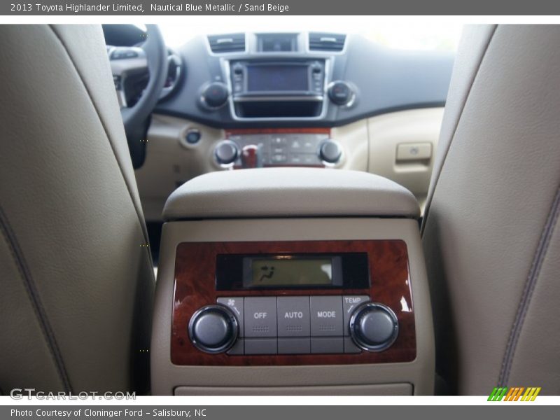 Nautical Blue Metallic / Sand Beige 2013 Toyota Highlander Limited