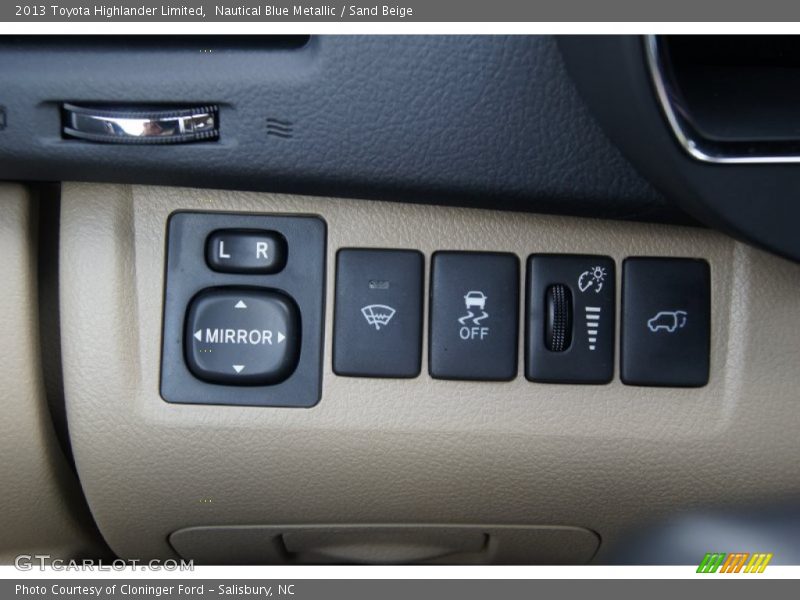 Controls of 2013 Highlander Limited