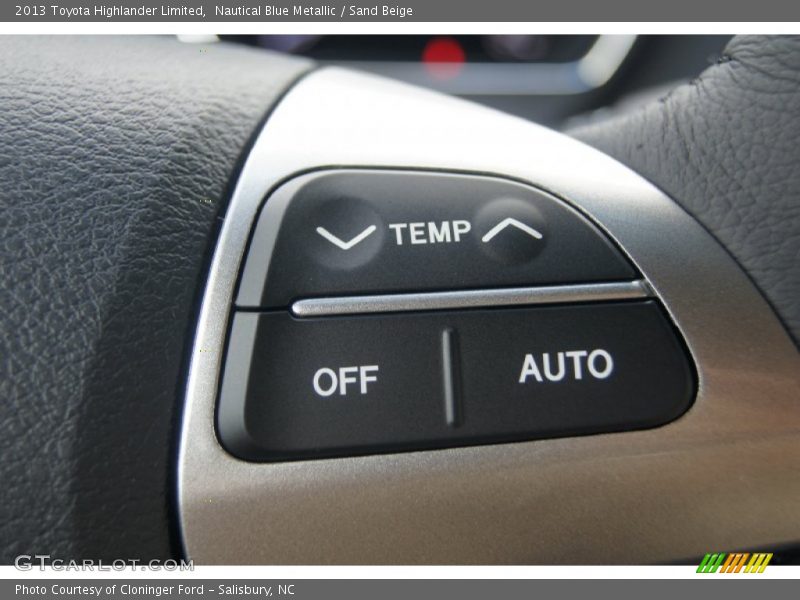 Controls of 2013 Highlander Limited