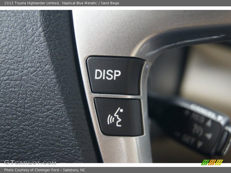 Nautical Blue Metallic / Sand Beige 2013 Toyota Highlander Limited