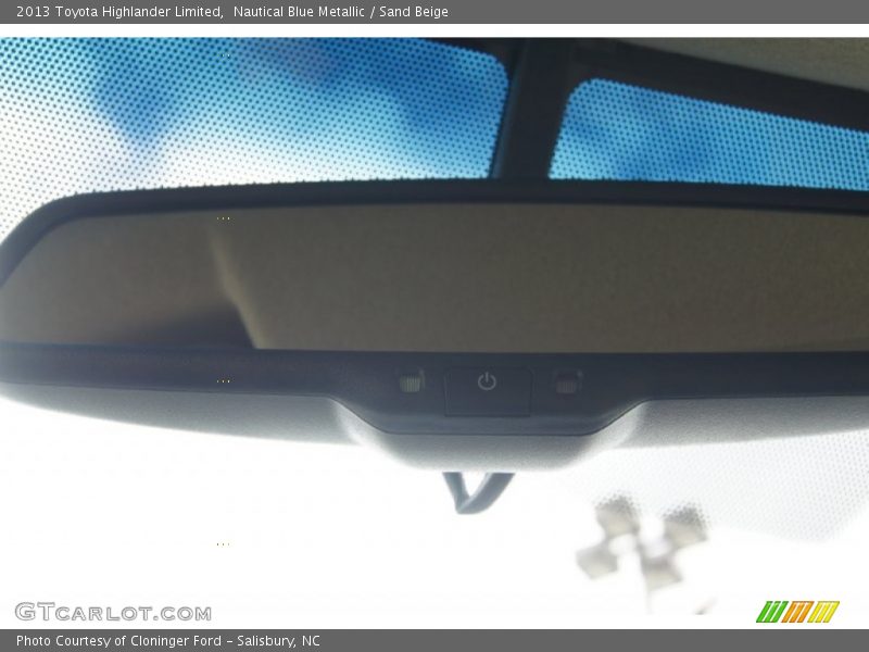 Nautical Blue Metallic / Sand Beige 2013 Toyota Highlander Limited