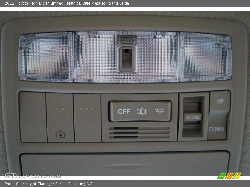 Nautical Blue Metallic / Sand Beige 2013 Toyota Highlander Limited