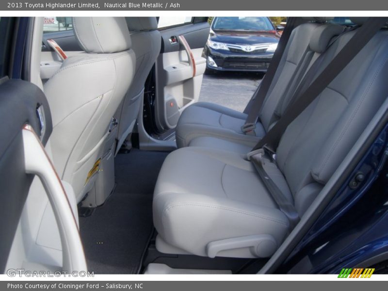 Nautical Blue Metallic / Ash 2013 Toyota Highlander Limited