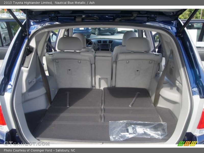 Nautical Blue Metallic / Ash 2013 Toyota Highlander Limited