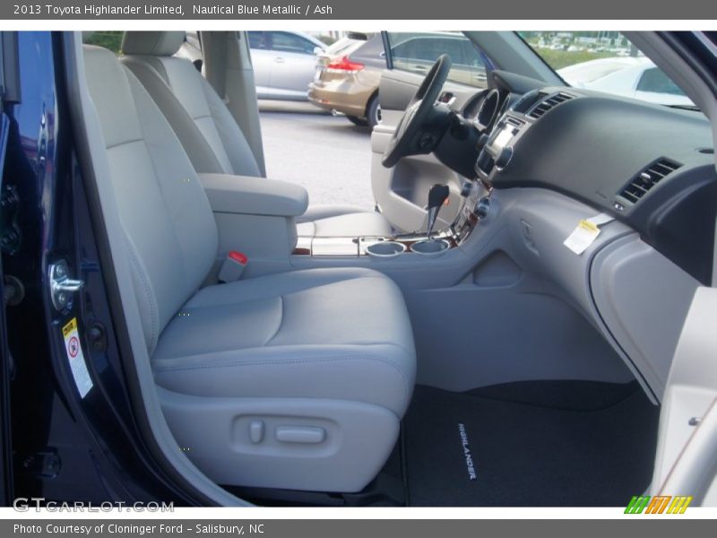 Nautical Blue Metallic / Ash 2013 Toyota Highlander Limited