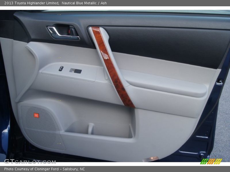 Nautical Blue Metallic / Ash 2013 Toyota Highlander Limited