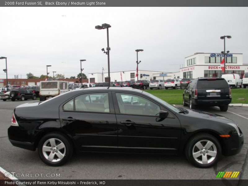 Black Ebony / Medium Light Stone 2008 Ford Fusion SE