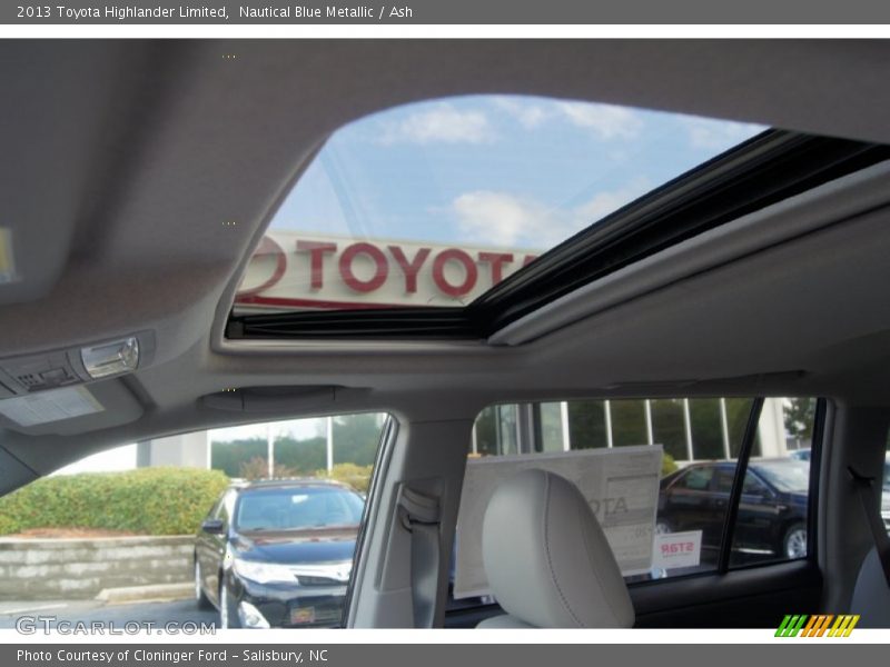 Nautical Blue Metallic / Ash 2013 Toyota Highlander Limited