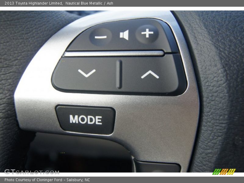 Nautical Blue Metallic / Ash 2013 Toyota Highlander Limited