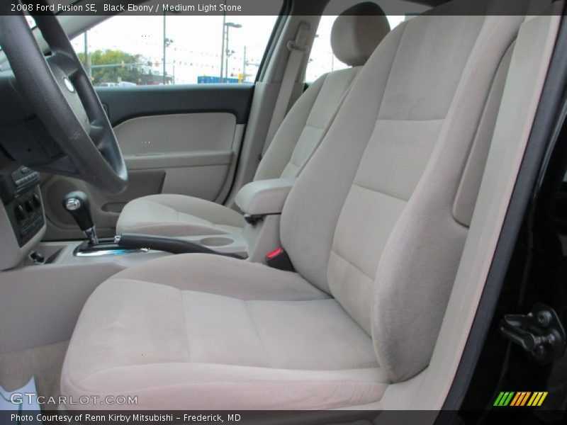 Black Ebony / Medium Light Stone 2008 Ford Fusion SE