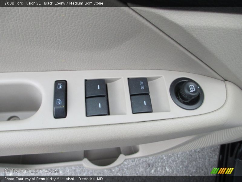 Black Ebony / Medium Light Stone 2008 Ford Fusion SE