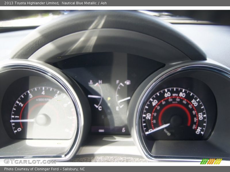 Nautical Blue Metallic / Ash 2013 Toyota Highlander Limited