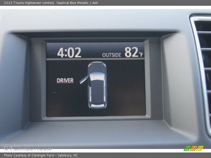 Nautical Blue Metallic / Ash 2013 Toyota Highlander Limited