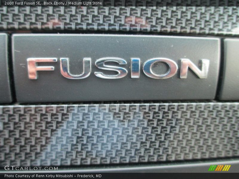 Black Ebony / Medium Light Stone 2008 Ford Fusion SE