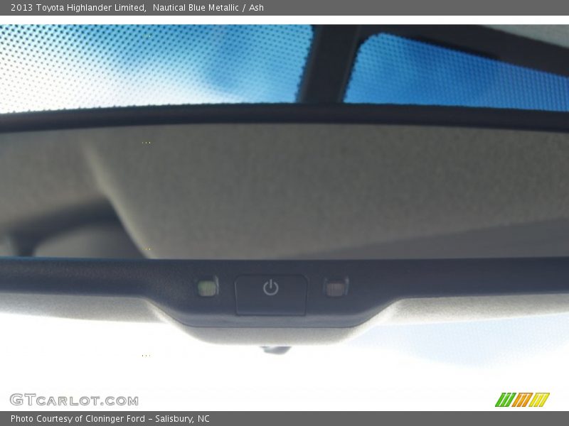 Nautical Blue Metallic / Ash 2013 Toyota Highlander Limited