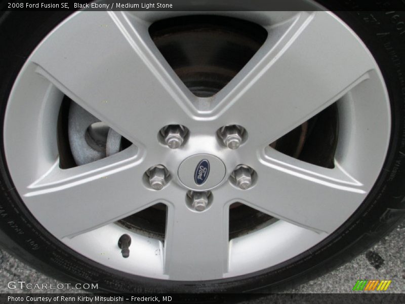 Black Ebony / Medium Light Stone 2008 Ford Fusion SE
