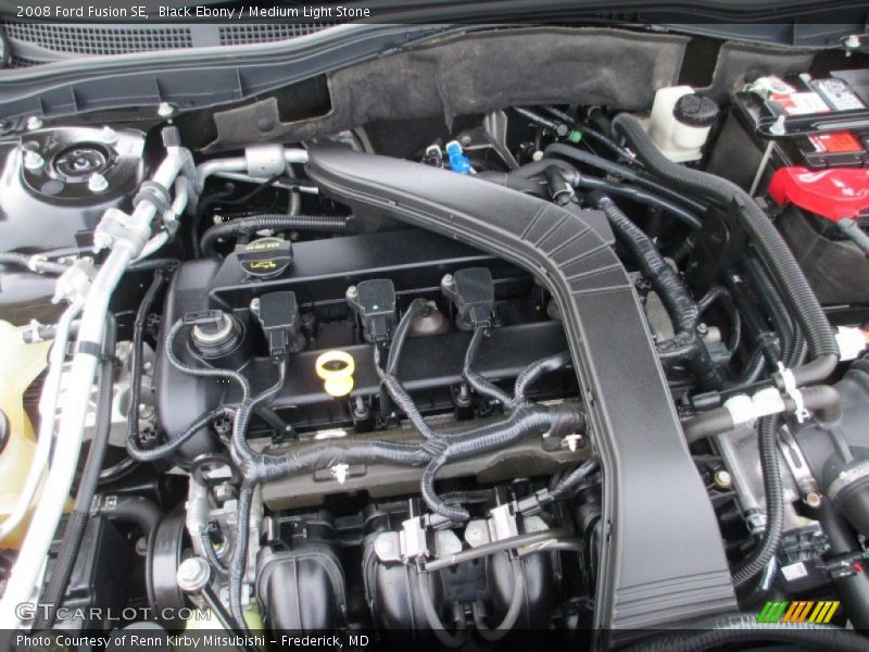 Black Ebony / Medium Light Stone 2008 Ford Fusion SE