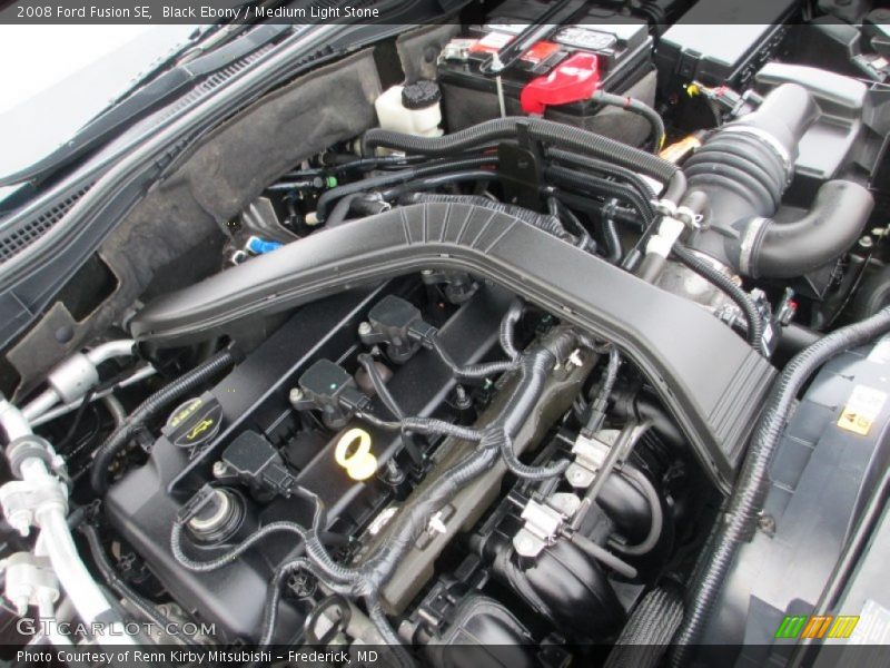 Black Ebony / Medium Light Stone 2008 Ford Fusion SE
