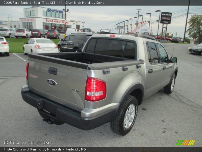 Silver Birch Metallic / Stone 2008 Ford Explorer Sport Trac XLT 4x4