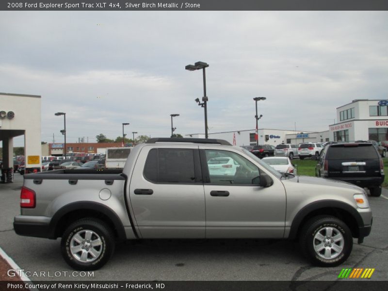 Silver Birch Metallic / Stone 2008 Ford Explorer Sport Trac XLT 4x4