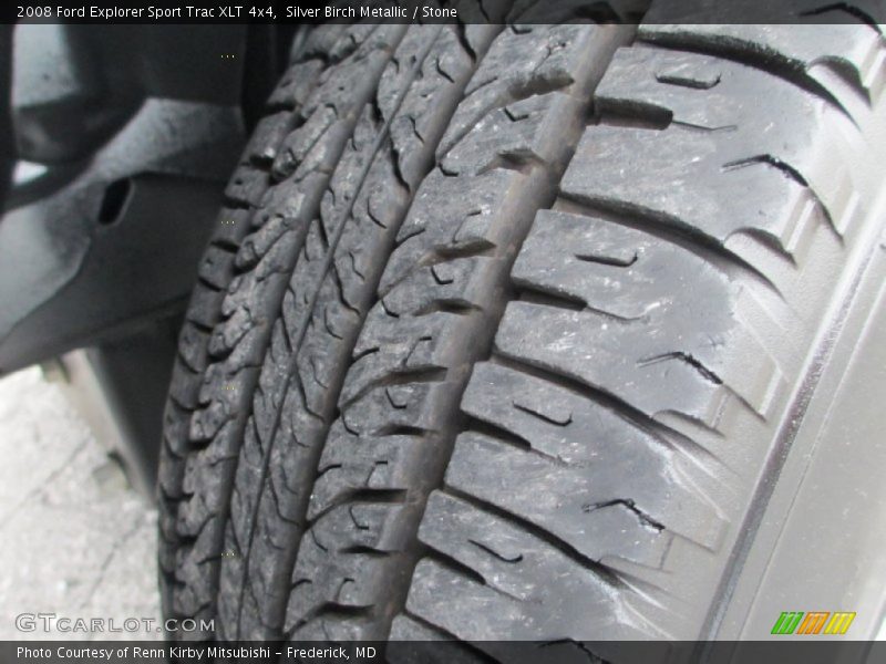 Silver Birch Metallic / Stone 2008 Ford Explorer Sport Trac XLT 4x4