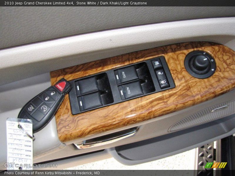 Stone White / Dark Khaki/Light Graystone 2010 Jeep Grand Cherokee Limited 4x4