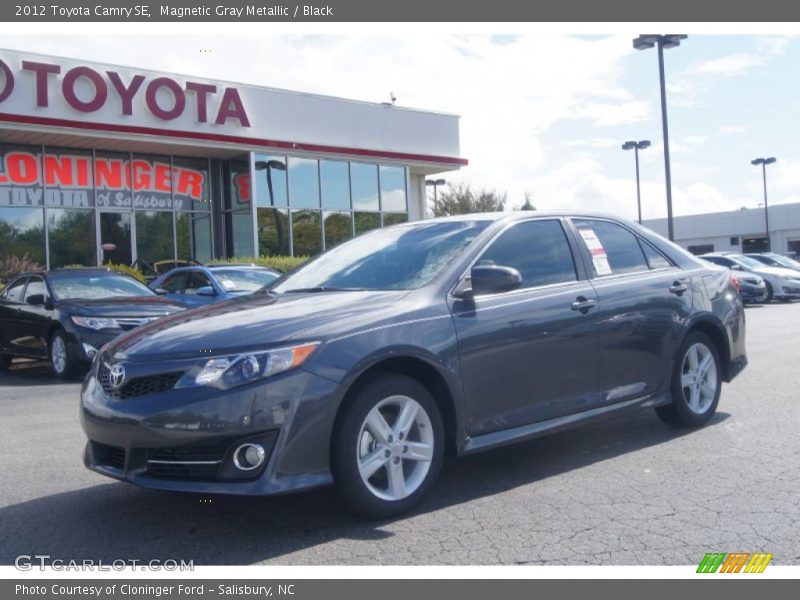 Magnetic Gray Metallic / Black 2012 Toyota Camry SE