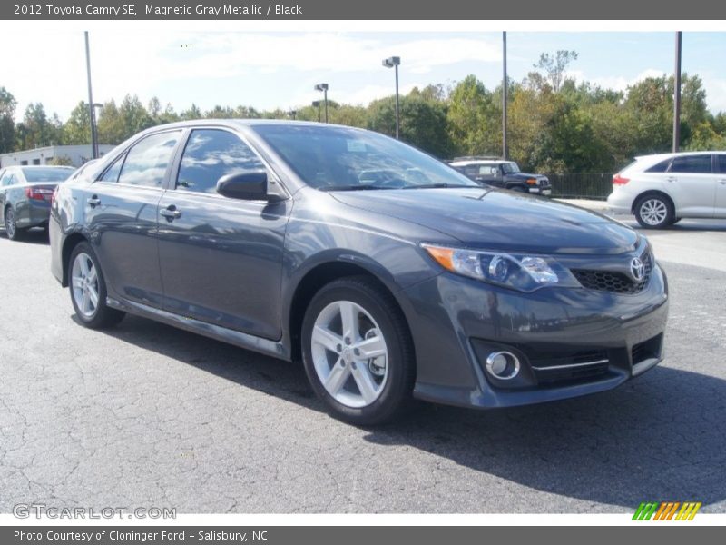 Magnetic Gray Metallic / Black 2012 Toyota Camry SE