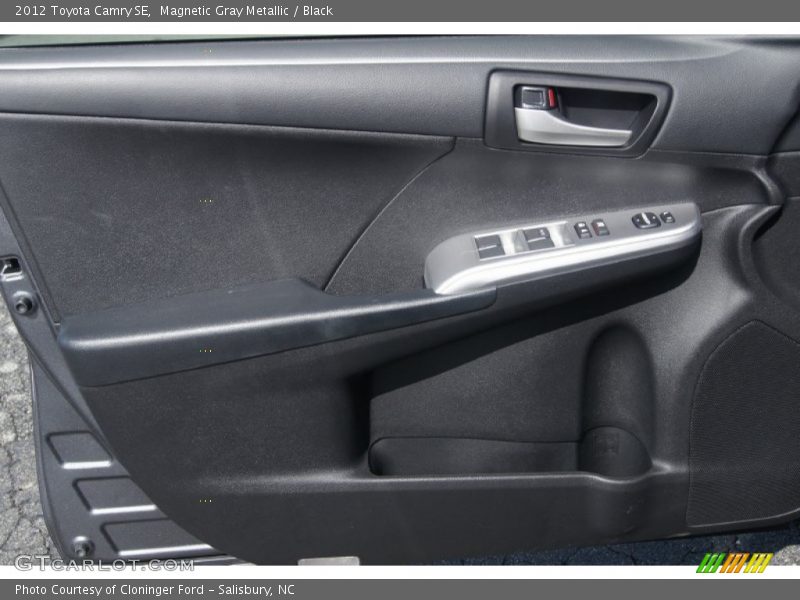 Magnetic Gray Metallic / Black 2012 Toyota Camry SE