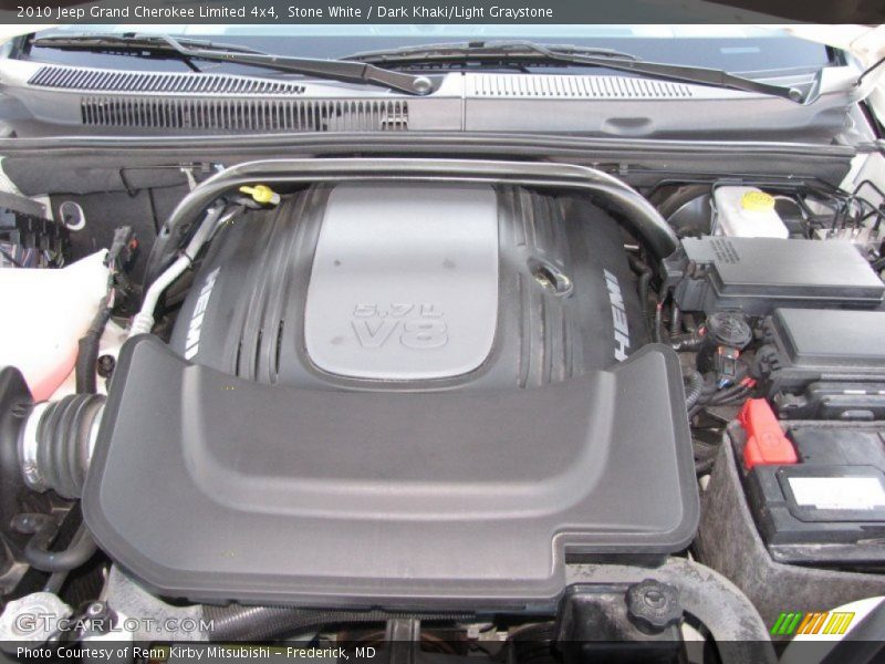 Stone White / Dark Khaki/Light Graystone 2010 Jeep Grand Cherokee Limited 4x4