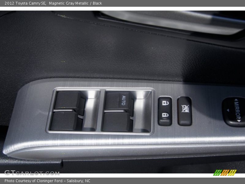 Magnetic Gray Metallic / Black 2012 Toyota Camry SE