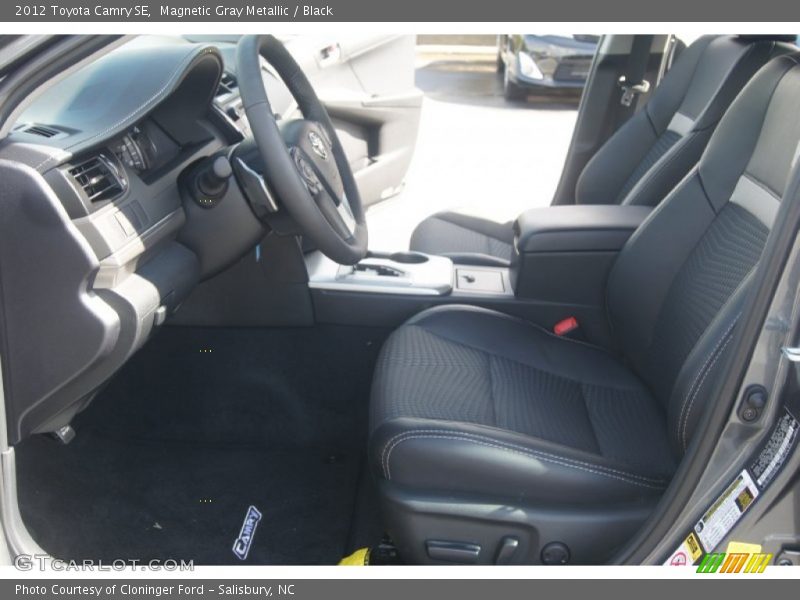 Magnetic Gray Metallic / Black 2012 Toyota Camry SE