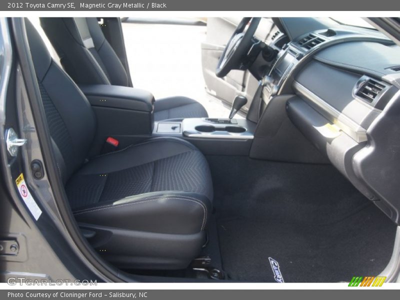 Magnetic Gray Metallic / Black 2012 Toyota Camry SE