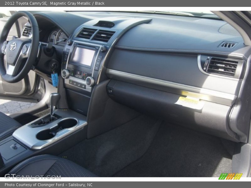 Magnetic Gray Metallic / Black 2012 Toyota Camry SE