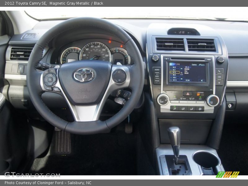 Magnetic Gray Metallic / Black 2012 Toyota Camry SE