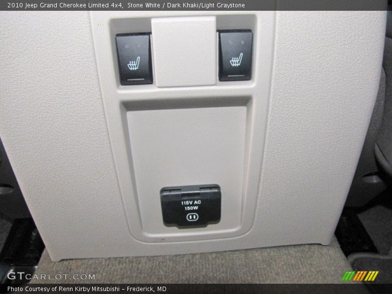 Stone White / Dark Khaki/Light Graystone 2010 Jeep Grand Cherokee Limited 4x4