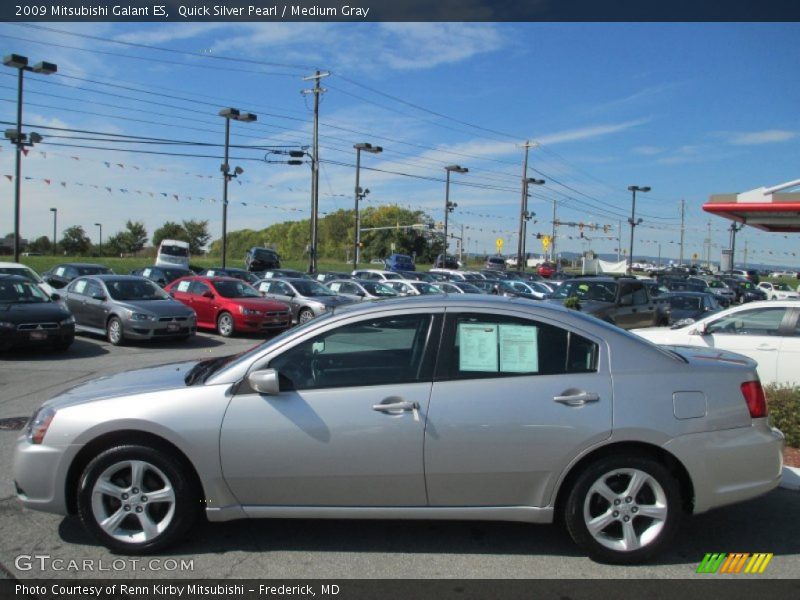 Quick Silver Pearl / Medium Gray 2009 Mitsubishi Galant ES