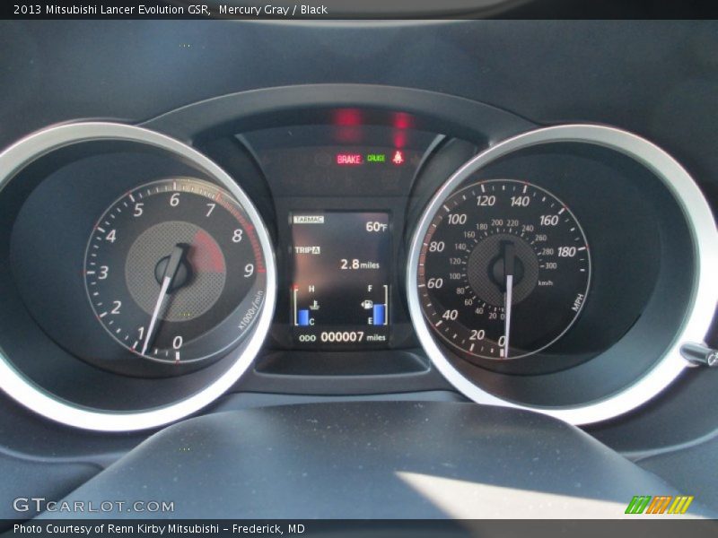  2013 Lancer Evolution GSR GSR Gauges